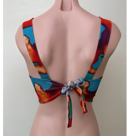 Miaou Multicolor Mesh Bandana Cowl Tank Top Women’s S - Picture 9 of 15